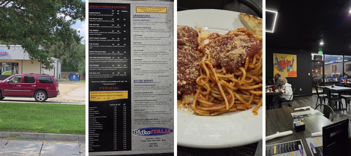 Bistro Italia Menu