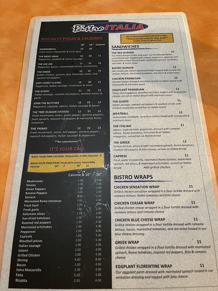 Bistro Italia Menu image 4